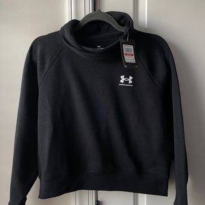 Under Armour Women's Rival Fleece Wrap Neck Black Size XS